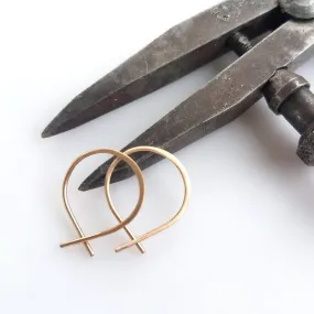 Super Tiny Perfect Hoops in 14K Gold Fill