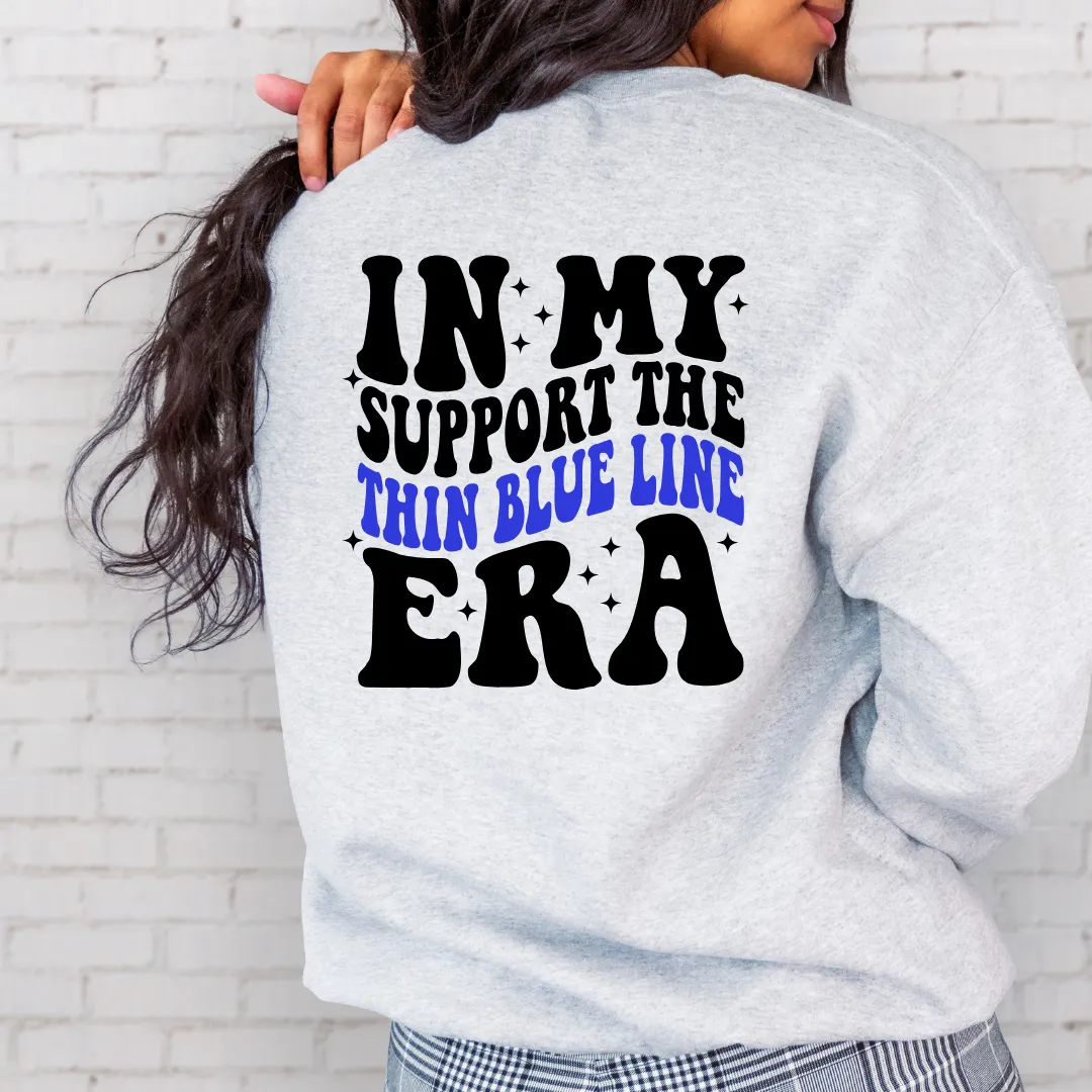 Support the Thin Blue Line Era - ADULT CREWNECK