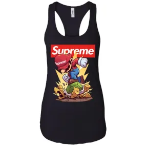 Supreme Mario Gaming T-shirt Women Tank Top