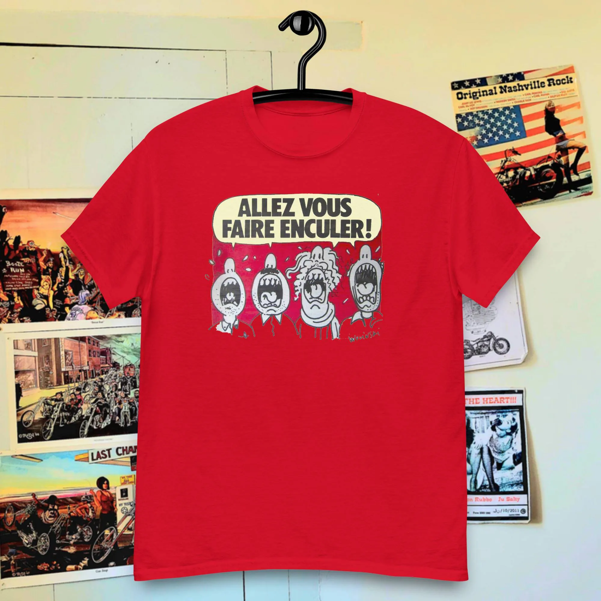 T-Shirt " Allez tous vous ...!"