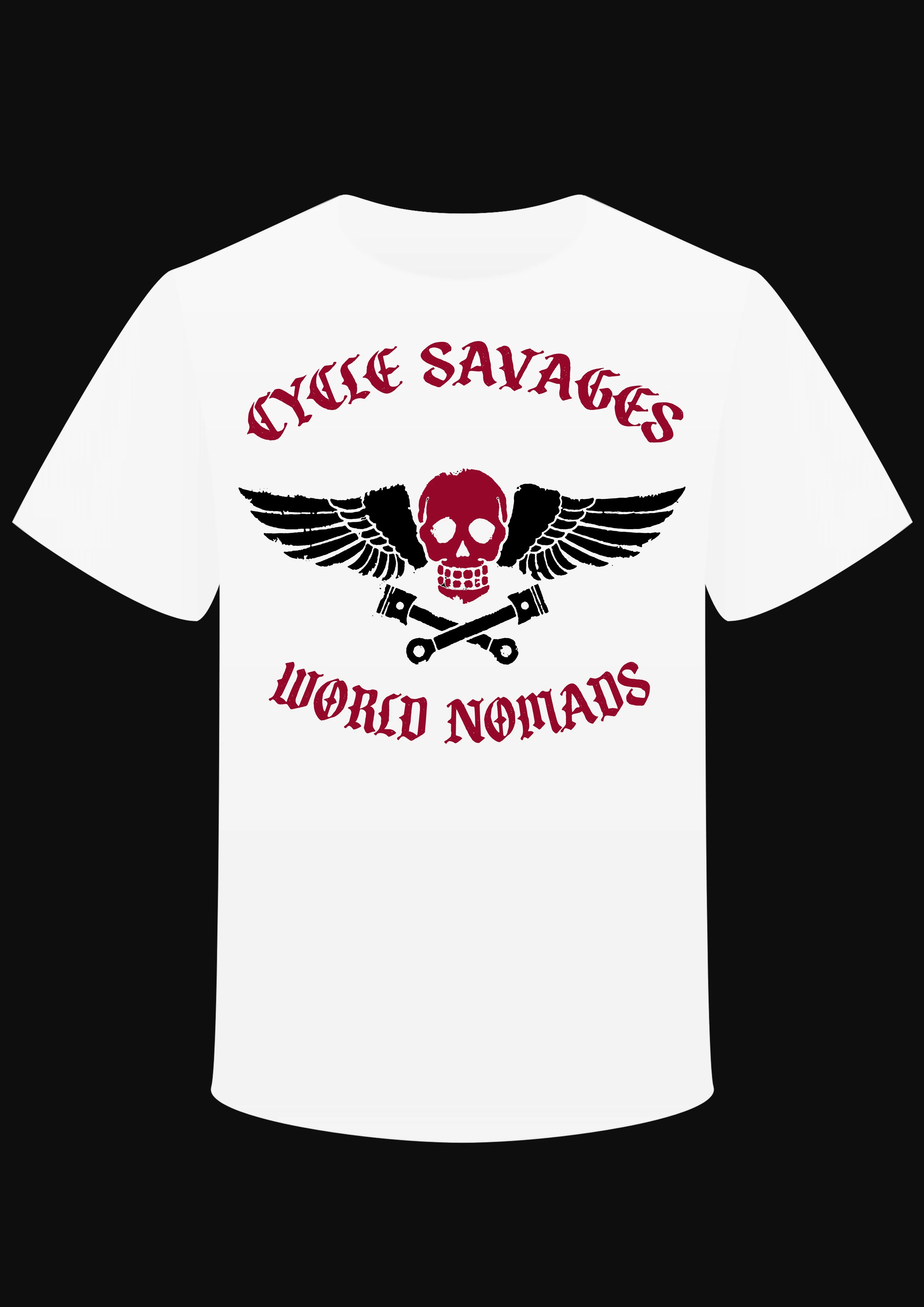 T-Shirt " Cycle savages"