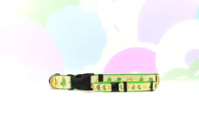 Tangled pascal sun collar, Pascal dog collar, Cute pascal cat collar, Green with corona sun and pascal collar, Dog and cat sizes