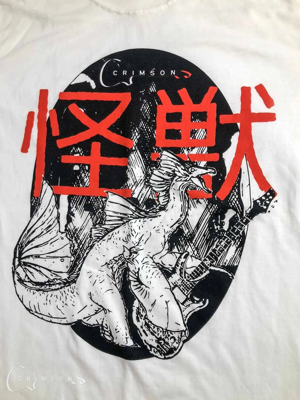 Tee Shirt - Kaiju with Scion - White