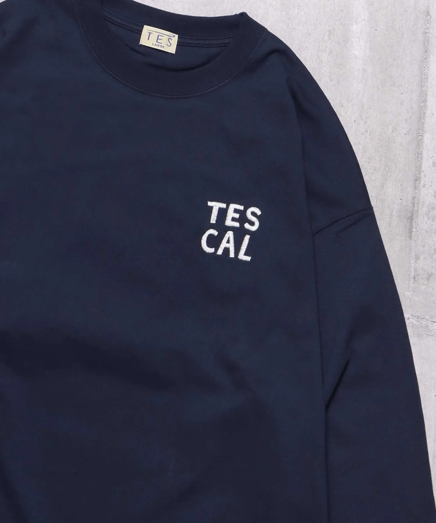 TES CALIFORNIA EMB LONG SLEEVE BIG T-SHIRT / ロンT