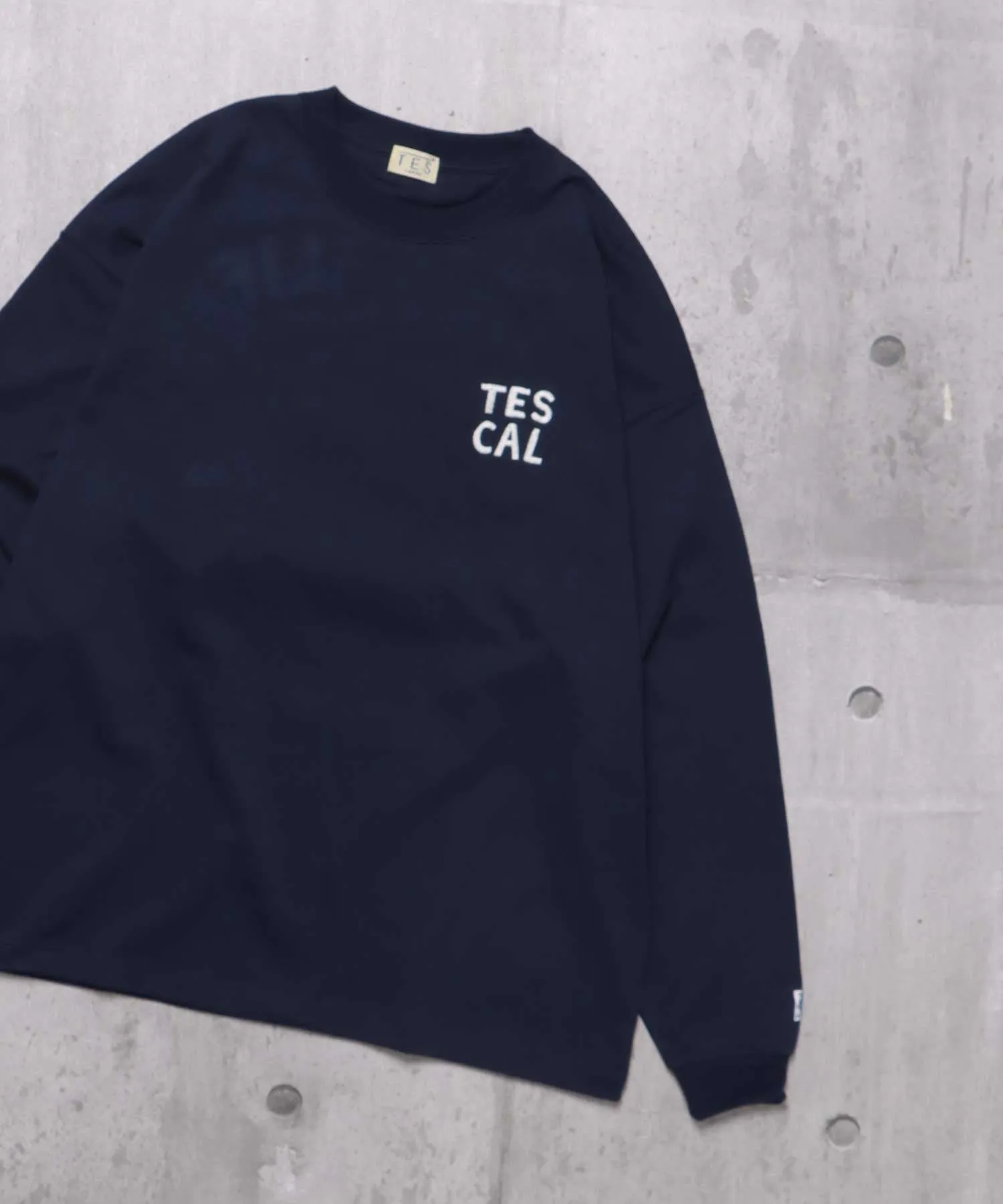 TES CALIFORNIA EMB LONG SLEEVE BIG T-SHIRT / ロンT