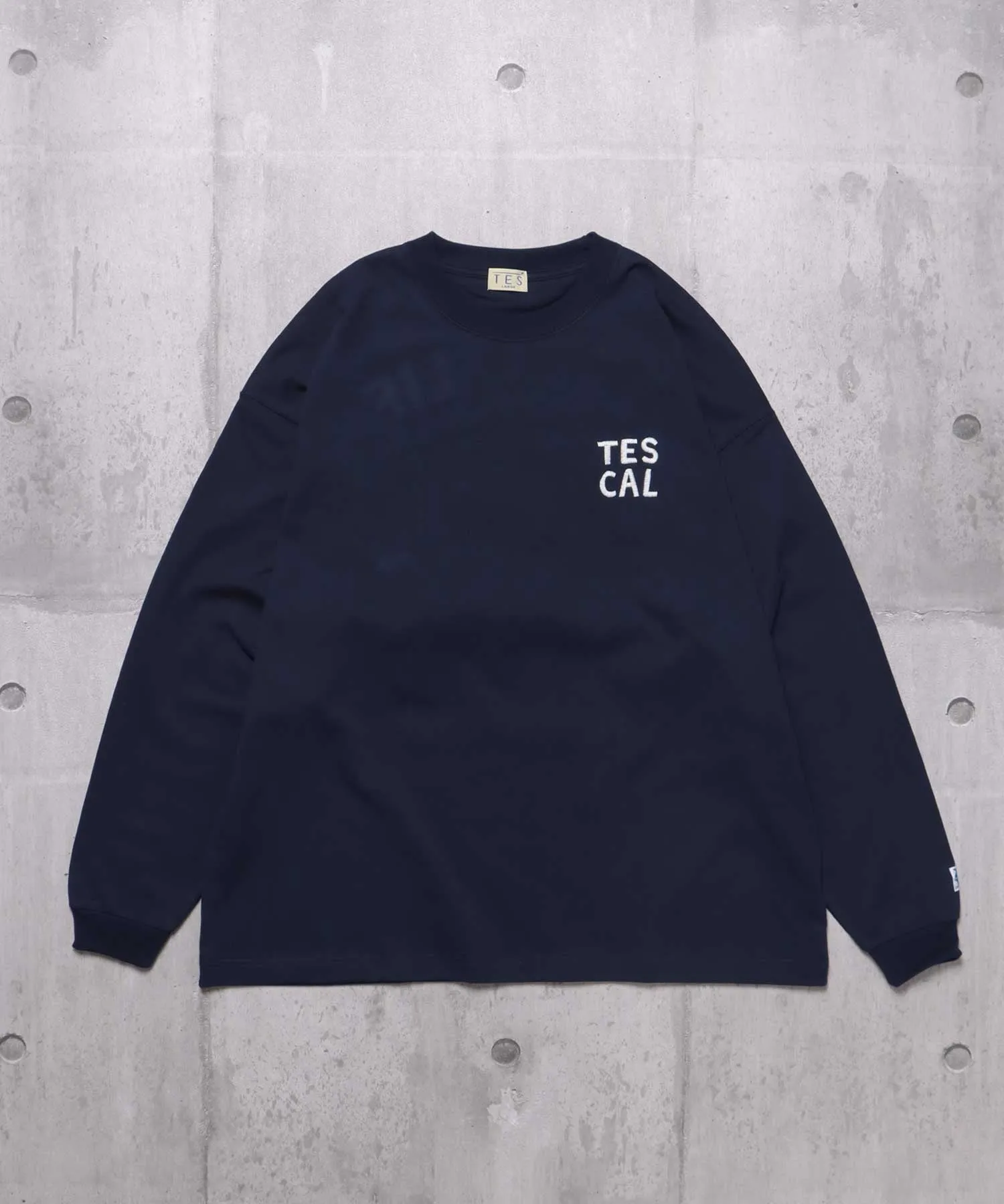 TES CALIFORNIA EMB LONG SLEEVE BIG T-SHIRT / ロンT