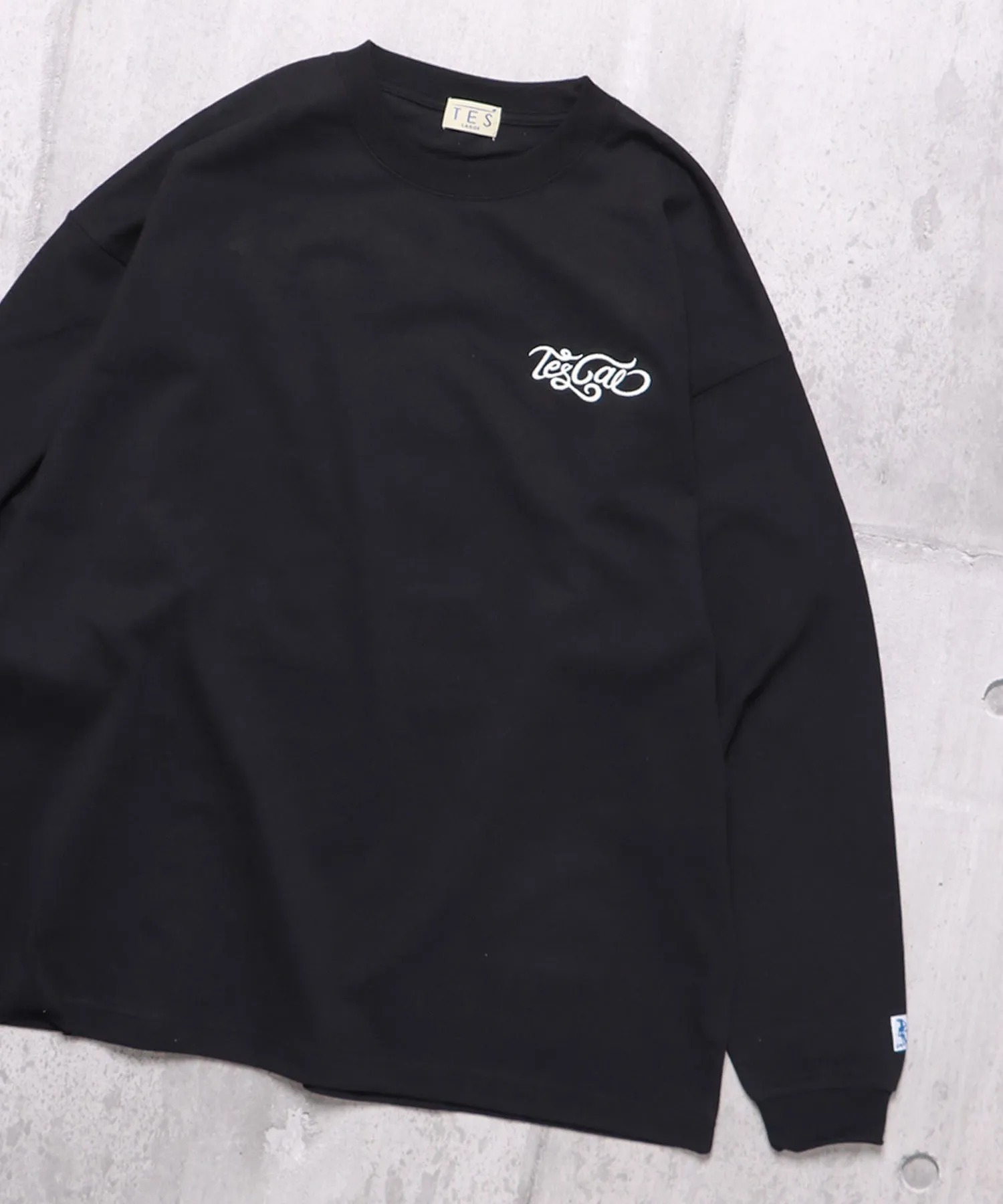 TES MOTORCYCLE CLUB EMB LONG SLEEVE BIG T-SHIRT / ロンT