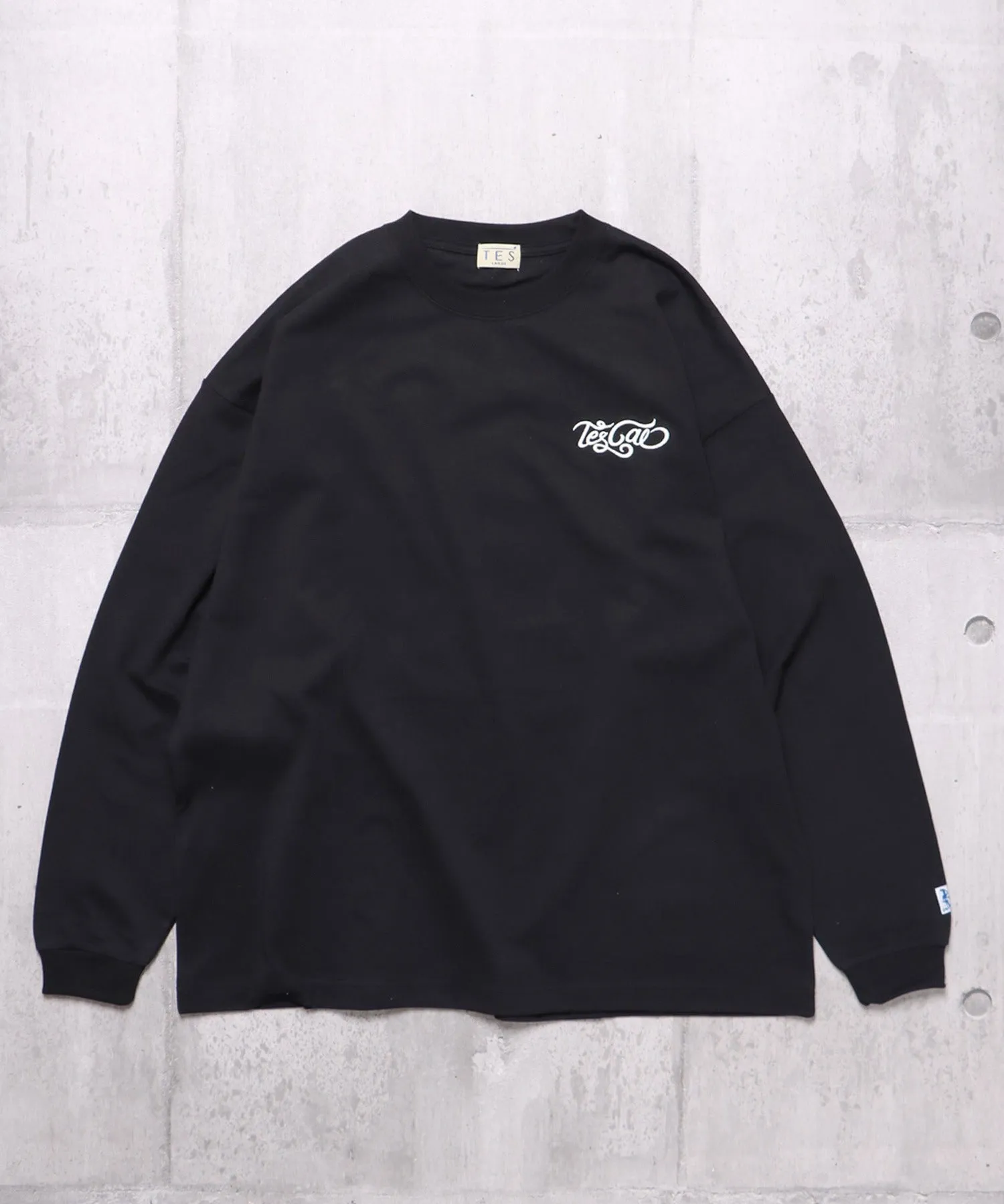 TES MOTORCYCLE CLUB EMB LONG SLEEVE BIG T-SHIRT / ロンT