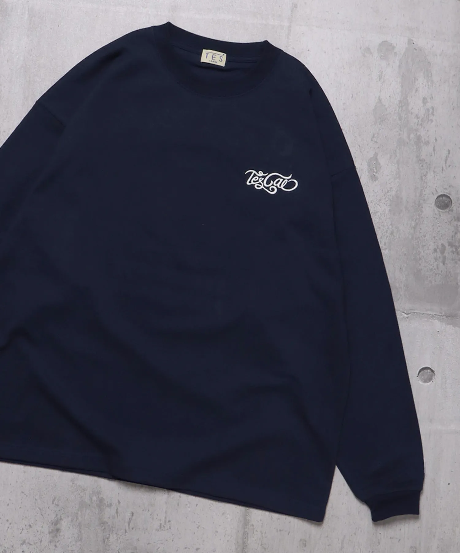 TES MOTORCYCLE CLUB EMB LONG SLEEVE BIG T-SHIRT / ロンT