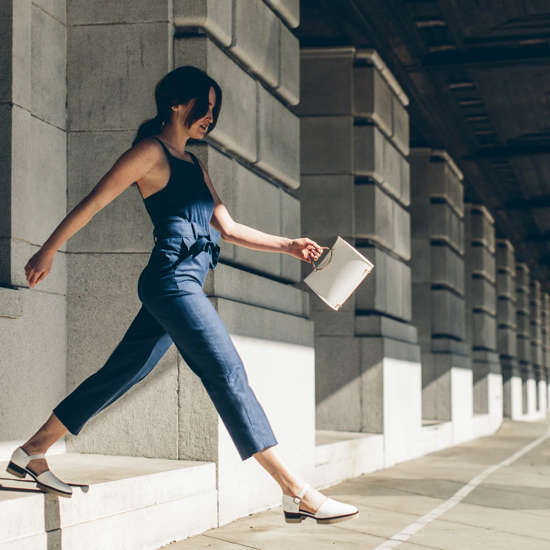 The Frankie Jumpsuit in Cobalt