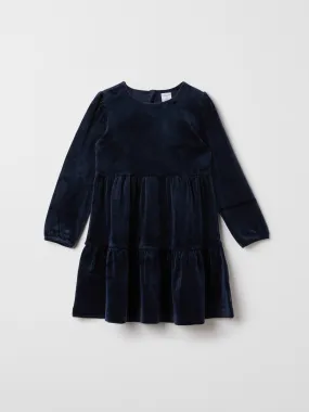 Velour Girls Dress