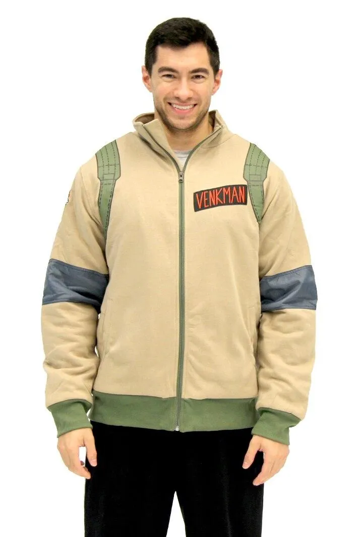 Venkman Adult Zip Up Costume Hoodie Sweatshirt