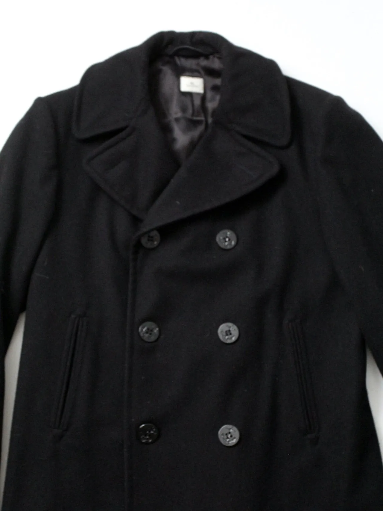 vintage US Navy peacoat