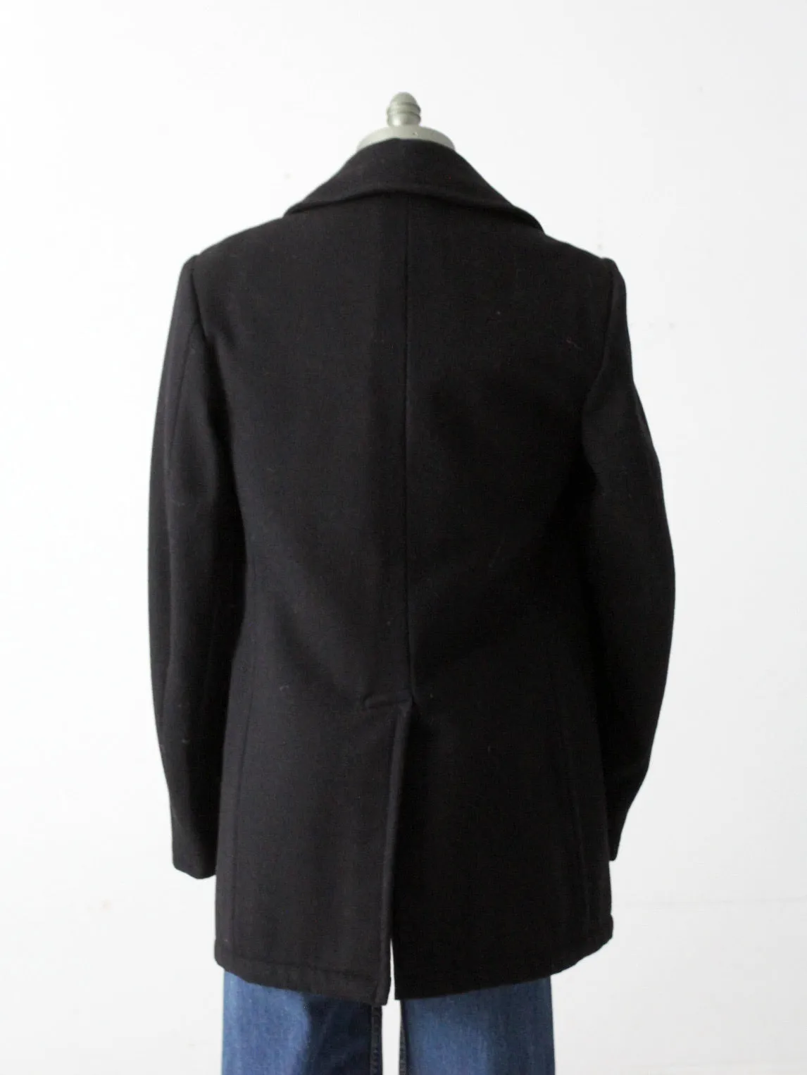 vintage US Navy peacoat