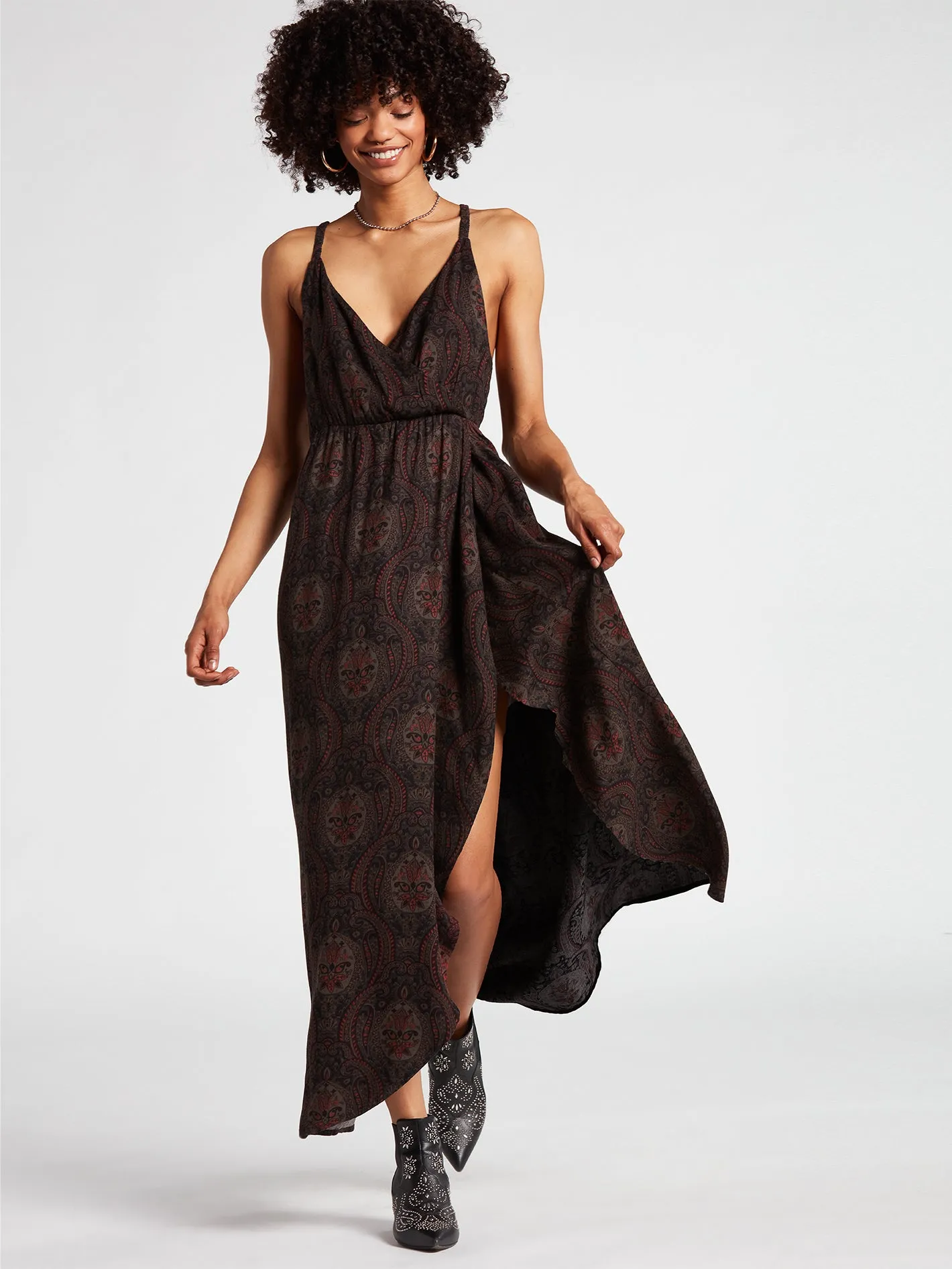 Vinyl Club Maxi Dress - Multi