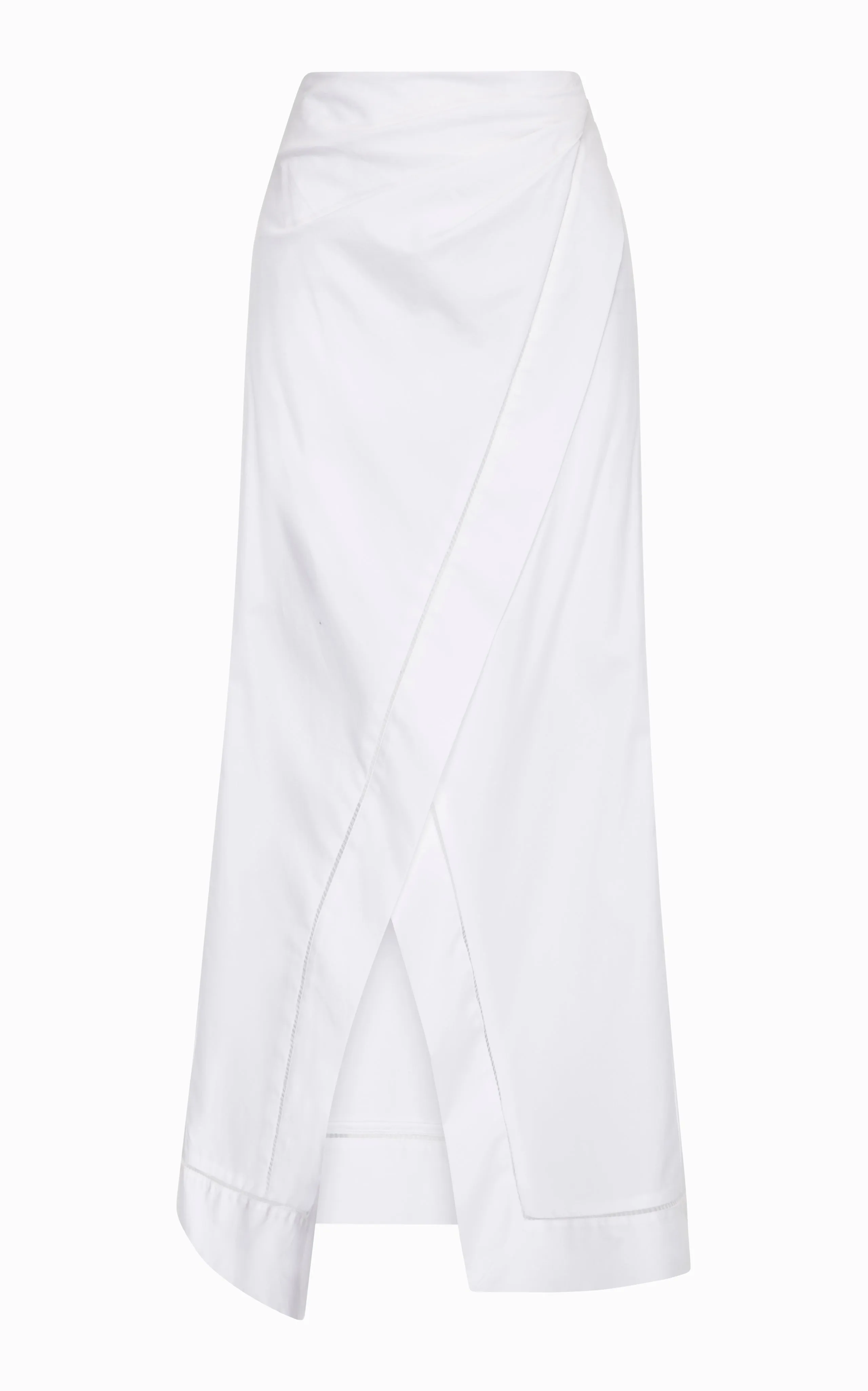 Voltare Wrap Skirt | White