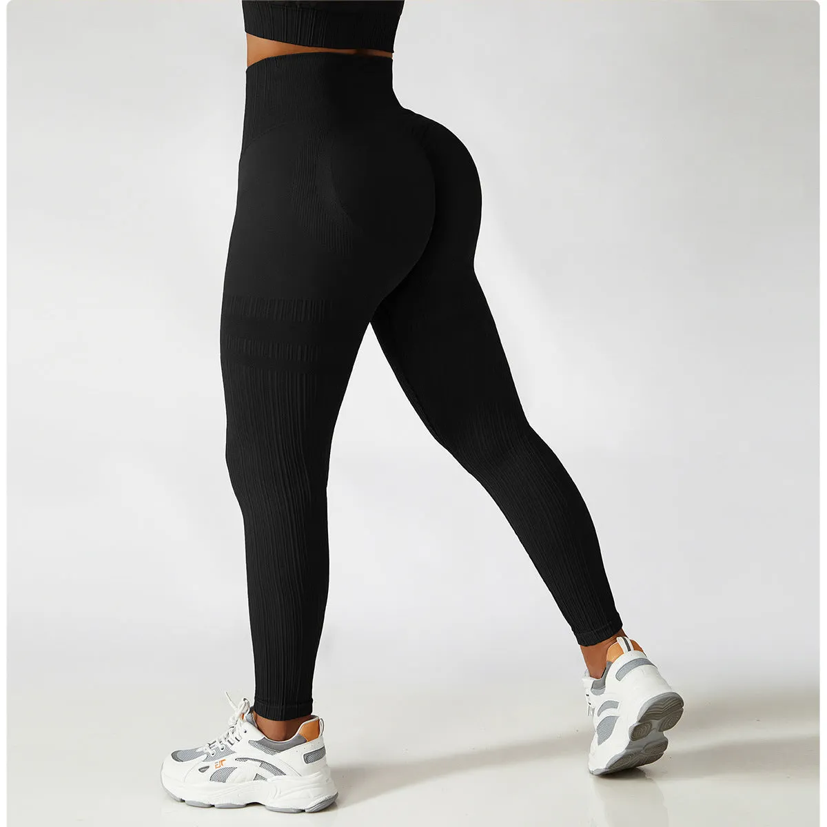 Wholesale Stretch Fitness Push Up Leggings