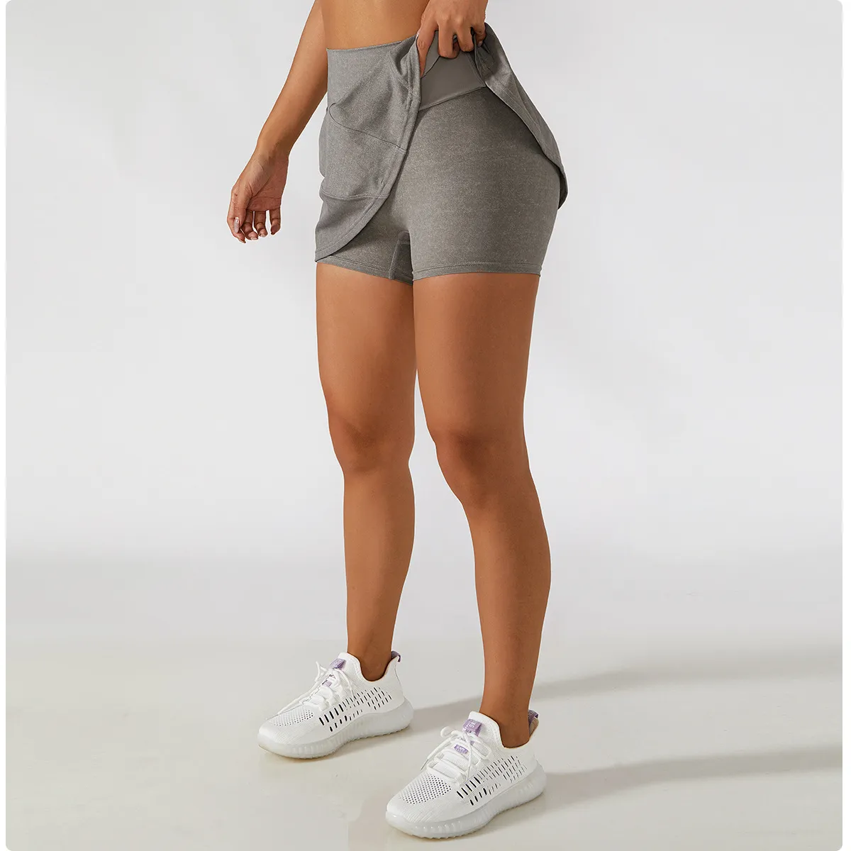 Wholesale Women's Pleated Tennis Shorts Skirt