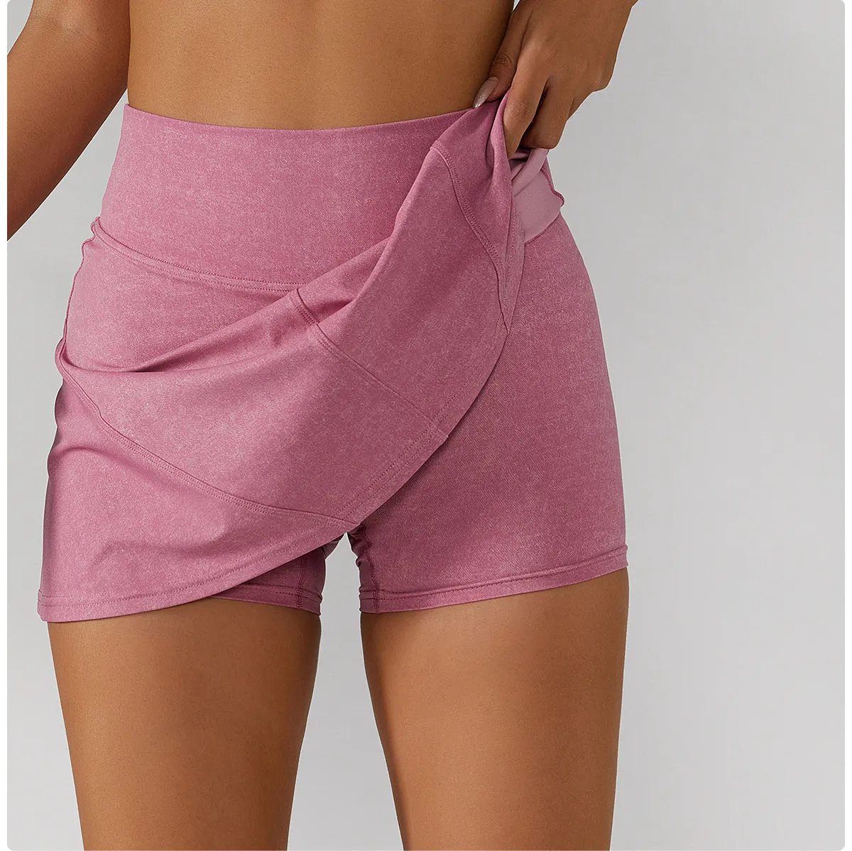 Wholesale Women's Pleated Tennis Shorts Skirt