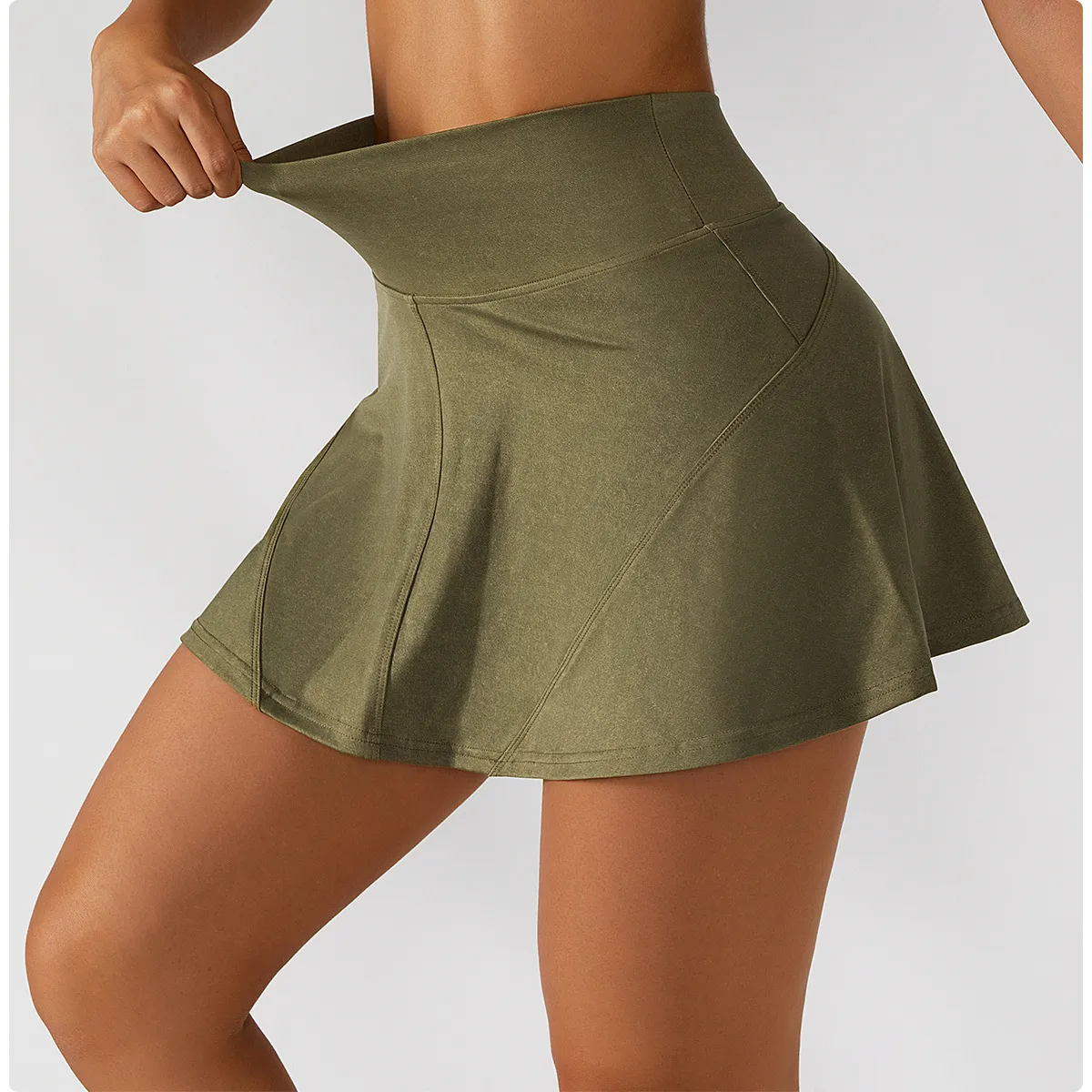 Wholesale Women's Pleated Tennis Shorts Skirt