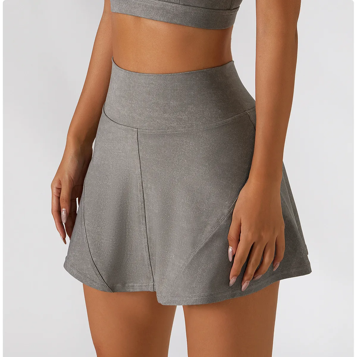 Wholesale Women's Pleated Tennis Shorts Skirt