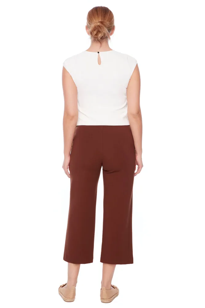 Wide Leg Culottes - Truffle