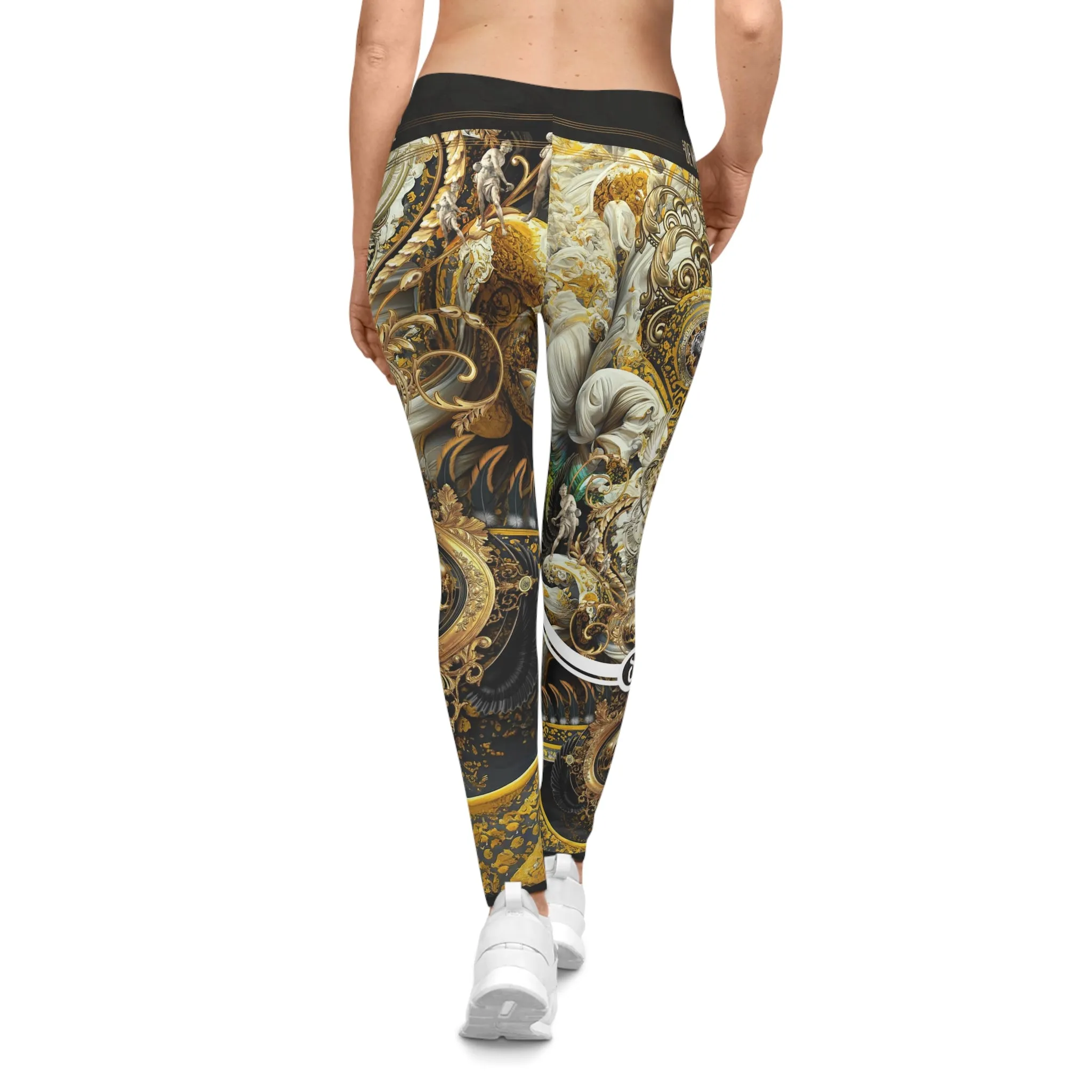 Winsor Regalia Leggings Women Baroque Leggings Lounge Wear Leggings Spandex Leggings Casual Wear | D20121