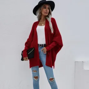 Women's Long Sleeve Loose Solid Sweaters