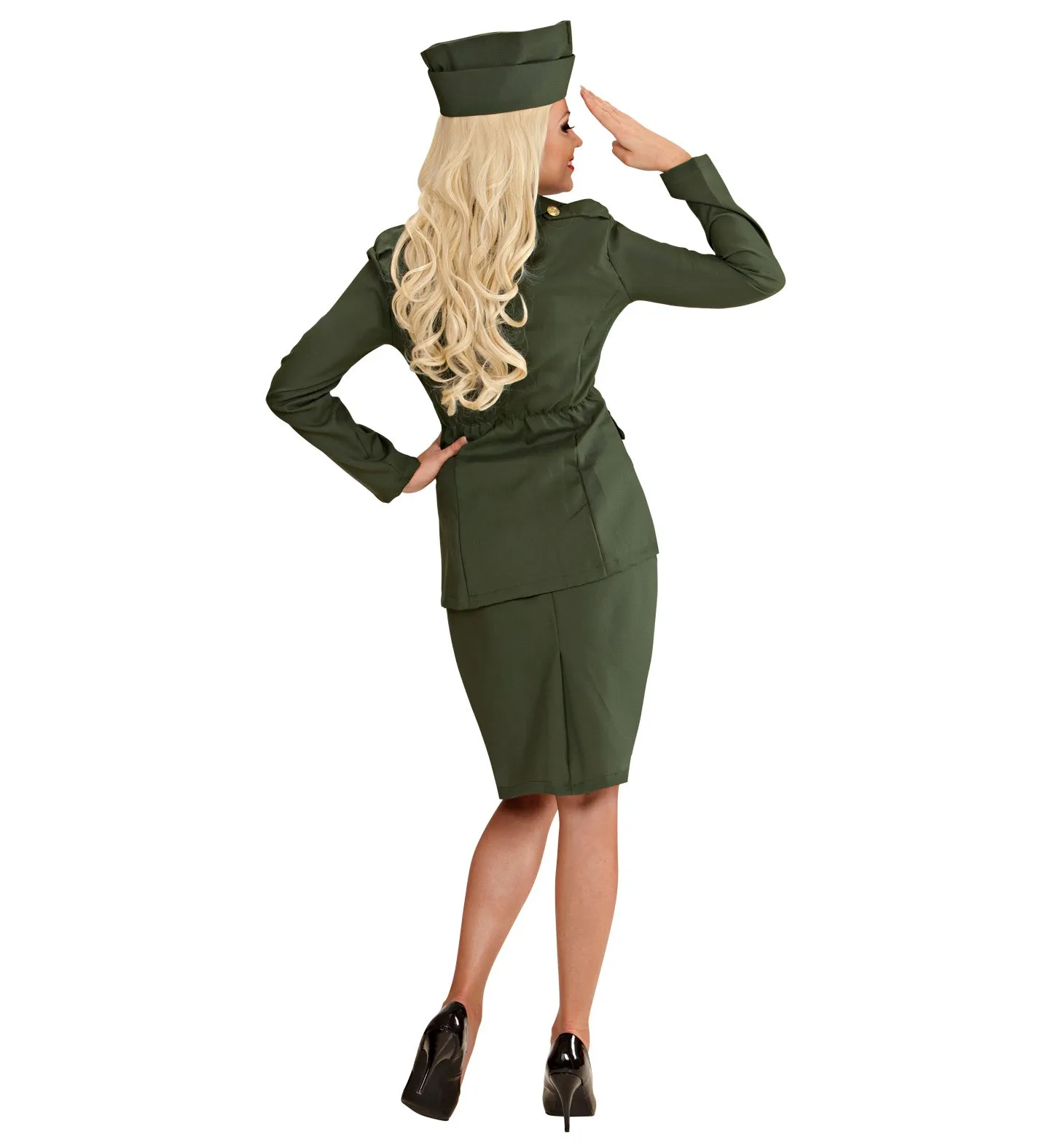 WW2 Soldier Girl Costume Ladies